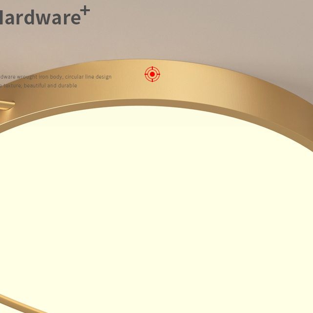 Nordic Metal Flush Mount Light Fixture Saturn Flush Mount Spotlight with White Acrylic Shade for Bedroom