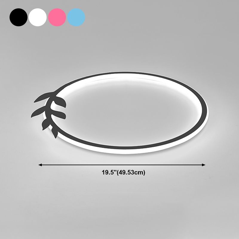 Luminaire encastré circulaire en métal, luminaire de plafond à LED de Style moderne