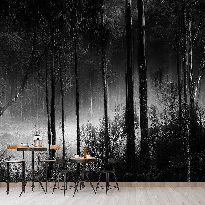 Forest Moisture Resistant Mural Wall Covering for Bedroom Wall Decor