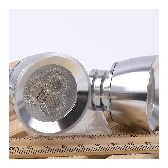 Aluminum Domed Wall Light Sconce Modern Warm/White Light LED Chrome Reading Wall Lamp with Adjustable Arm