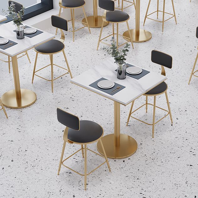 Marmeren meubelen Traditionele luxe eettafel voor eetkamer thuis
