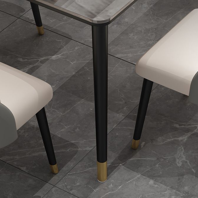 Modern 1/2/5/7 Pieces Dining Set Rectangle Faux Marble Dining Table for Dining Room