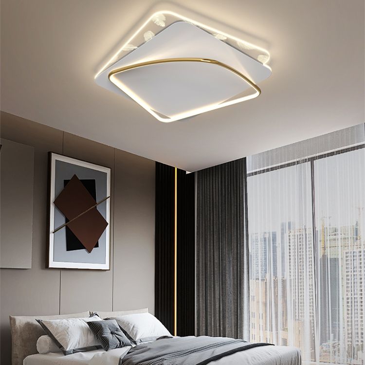 Plafonnier 2 lumières plafonnier moderne en métal pour restaurant