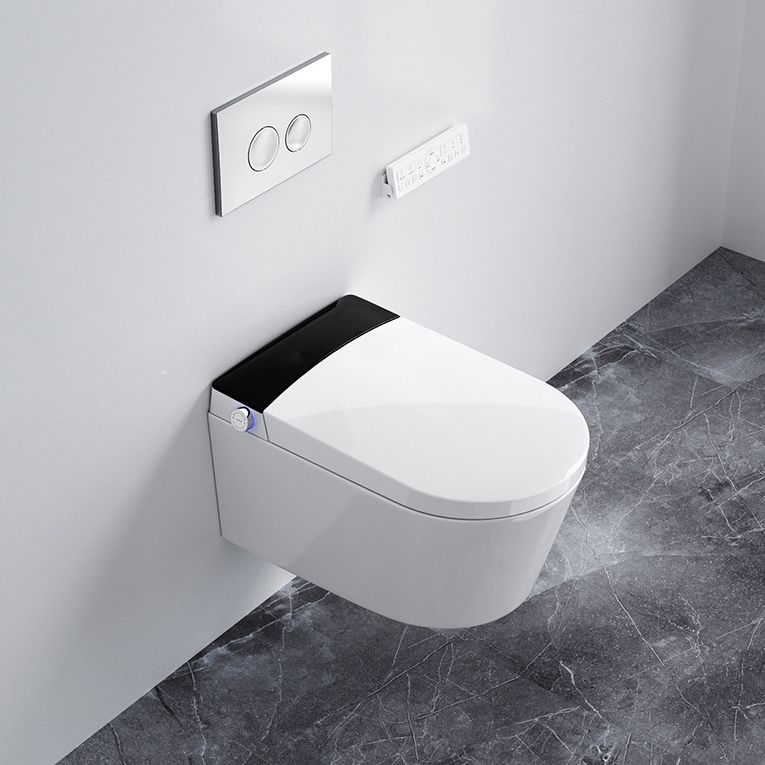 Contemporary 1-Piece Bidet Toilet Wall Mount Toilet Bowl for Washroom