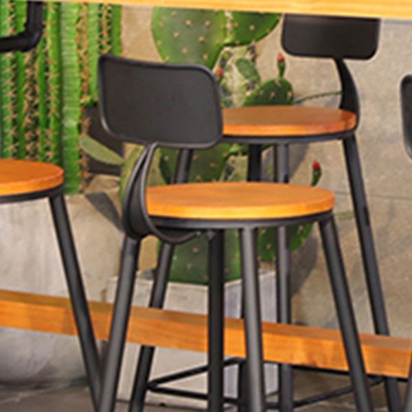 Solid Wood Bar Table Set Modern Rectangle 1/2/7 Pieces Counter Table