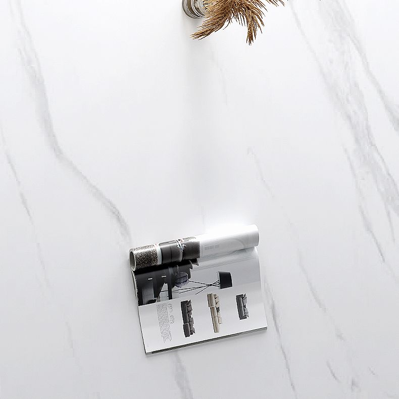 5/7 Pcs Contemporary Stone Rectangle Shape Dinette Table with Upholstered Chair