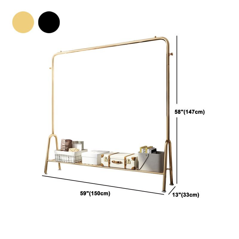 Contemporary Style Wardrobe Metal Bedroom Wardrobe Closet With Shelf