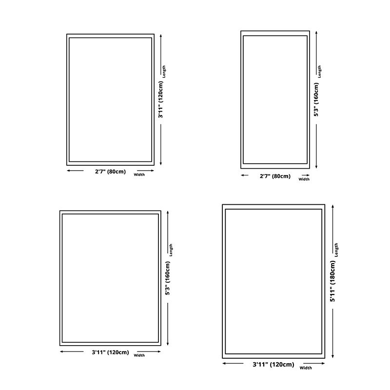 Black Modern Rug Polyester Color Block Rug Stain Resistant Rug for Living Room