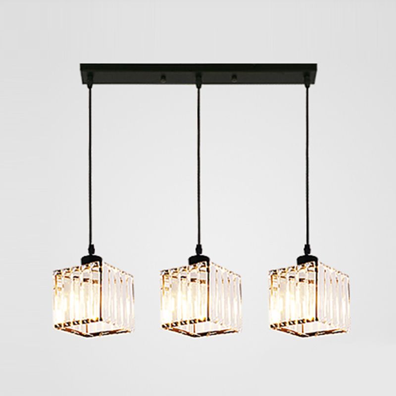 Luci a trazione della geometria a sospensione Crystal 3 Crystal 3 Freeputure appese