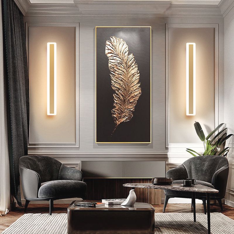 Linearer Schatten Metall Wandleuchte modern