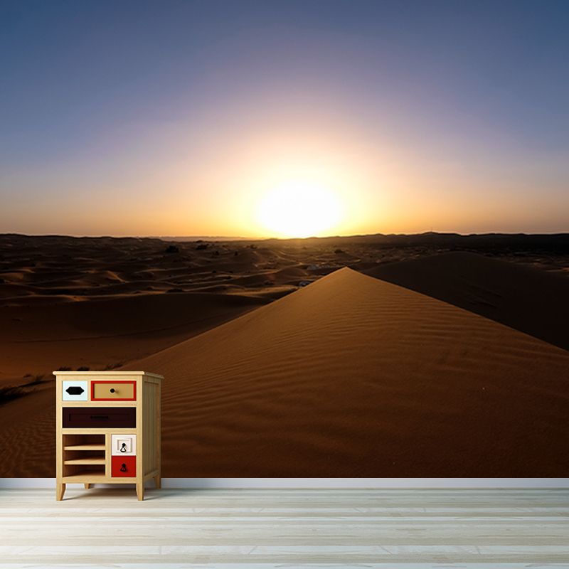 Desert Landscape Photography Mildew Resistant Wallpaper Sleeping Room Wall Mural