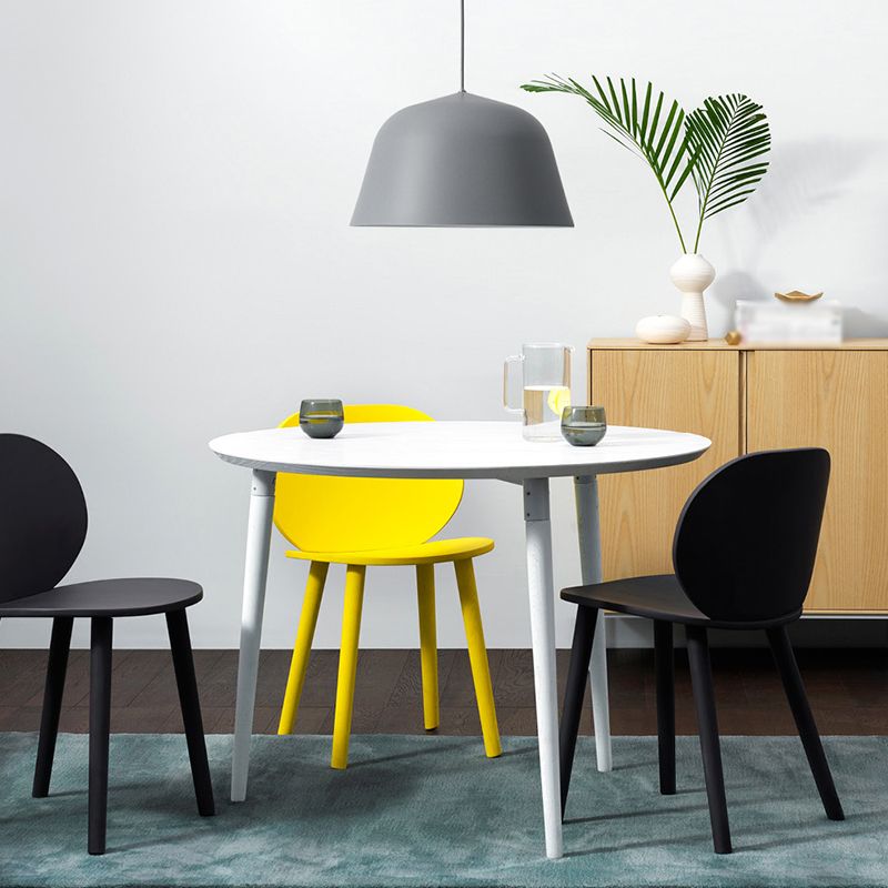 Forme de bol en métal Lumières suspendues modernes à 1-Light Prowing Fixture pour salle à manger