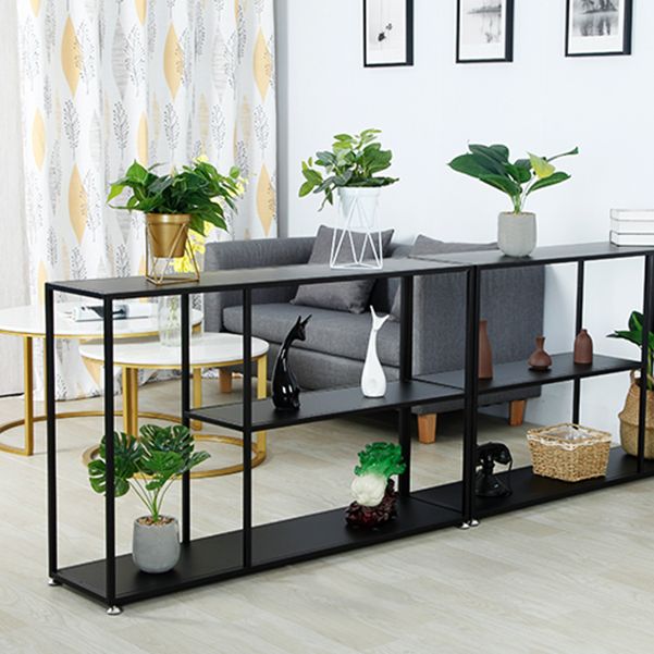Iron Modern Accent Table 2-shelf Rectangle Console Table for Hall