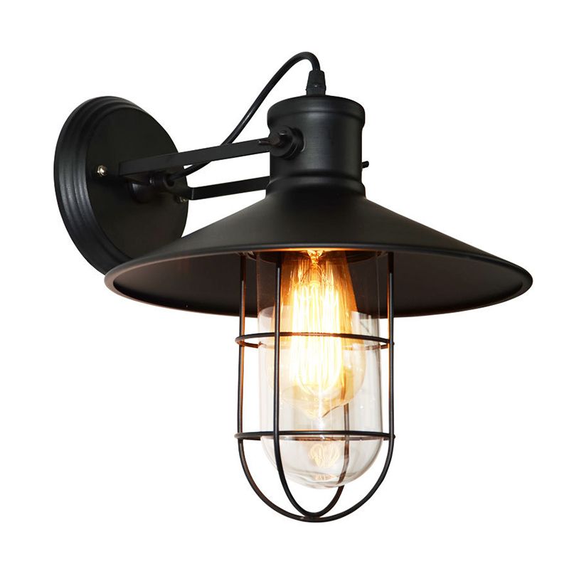 3 luci trasparente lampada montata a parete in vetro a parete industriale monte a parete per sala e foyer