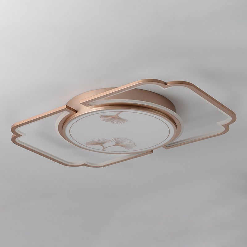 Luminaire de plafond encastré moderne en acrylique, luminaire LED pour salon