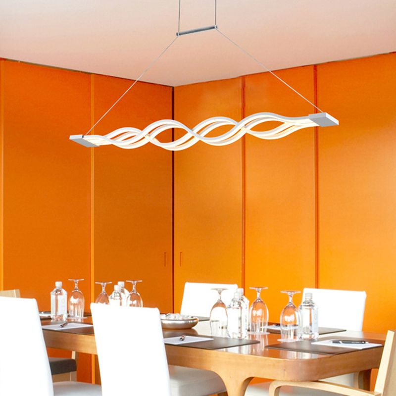 Nordischer Anhänger leichte moderne LED -Streifenform