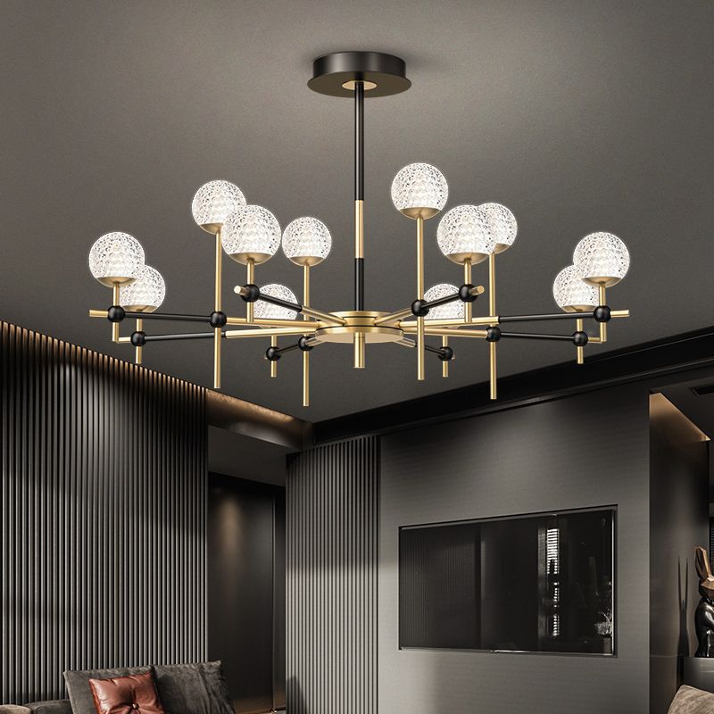 Branch Iron Suspension Light Postmodern Chandelier for Living Room Dinning Room