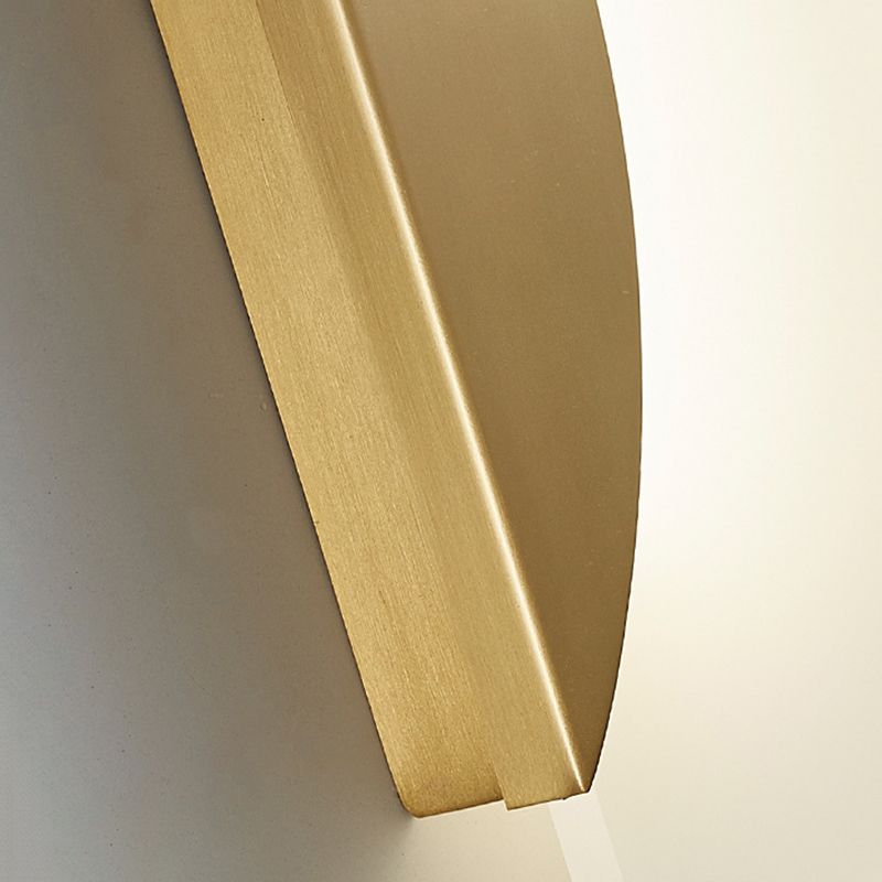 1-Light Rectangle Wall Lamp Modern Metal Sconce Light Fixture