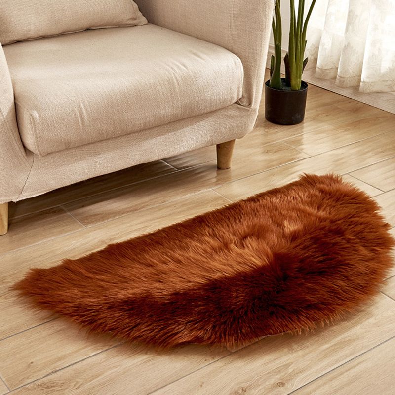 Multi-Color Novelty Rug Fuzzy Solid Color Indoor Rug Pet Friendly Washable Easy Care Area Carpet for Living Room