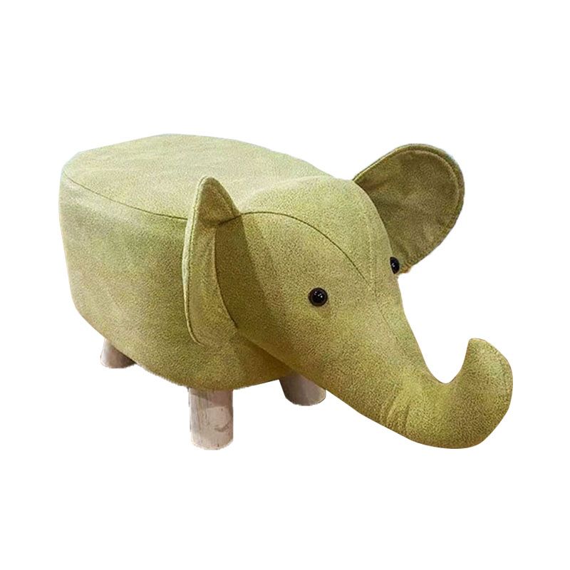 Contemporary Specialty Pouf Faux Leather Upholstered Ottoman