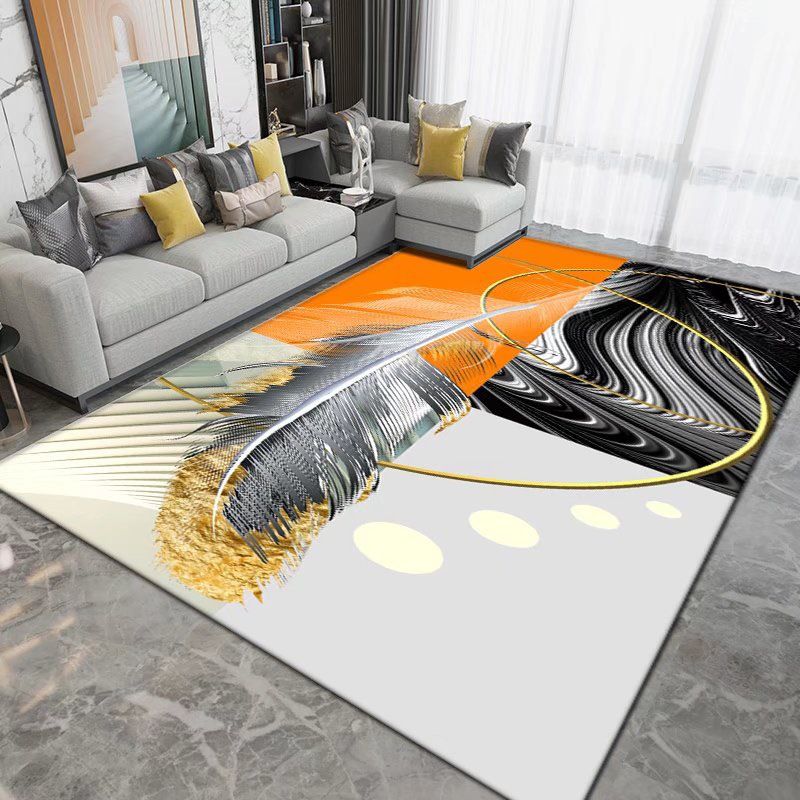 Modern artistiek patroon Tekenpatroon Polyester binnen tapijt vlekbestendig gebied Teken voor woonkamer