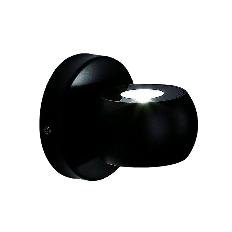 Modern Style Ball Shade Wall Lamp Metal 2 Lights Sconces for Living Room
