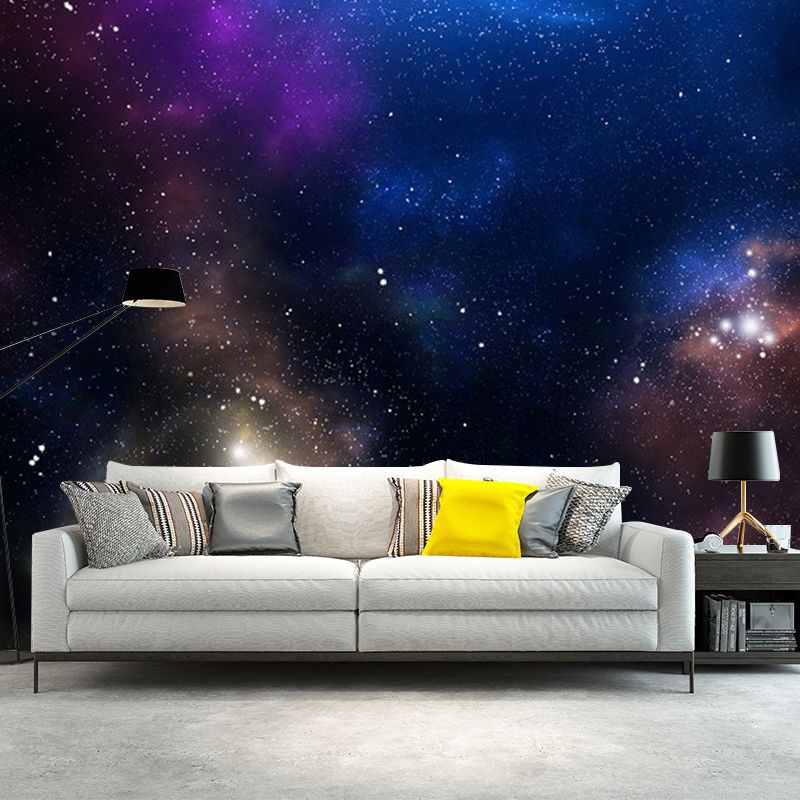 Photo Style Galaxy Wall Decor for Ceiling Extra Large Mural Wallpaper for Home, Custom Size Available