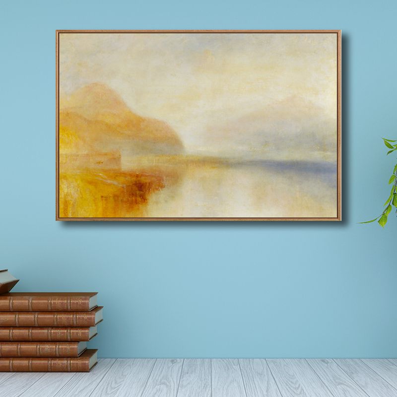 Landschaften-Wand-Kunst-Dekor, strukturierter Vintage-Wohnzimmer-Leinwanddruck, mehrere Größen