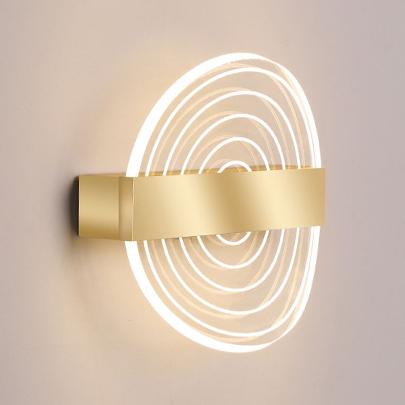 Modern Unique Shape Wall Light Fixture 1 Light Wall Mounted Lighting