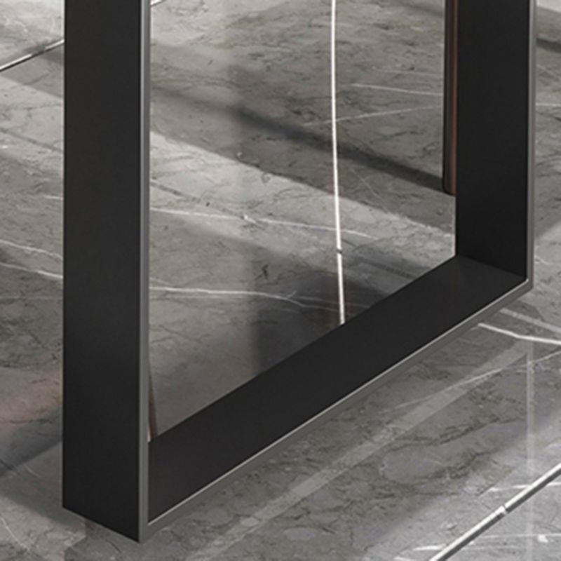 Brown Solid Wood Industrial Dining Table Set 1/2/5/7 Pcs Dinette Set for Home