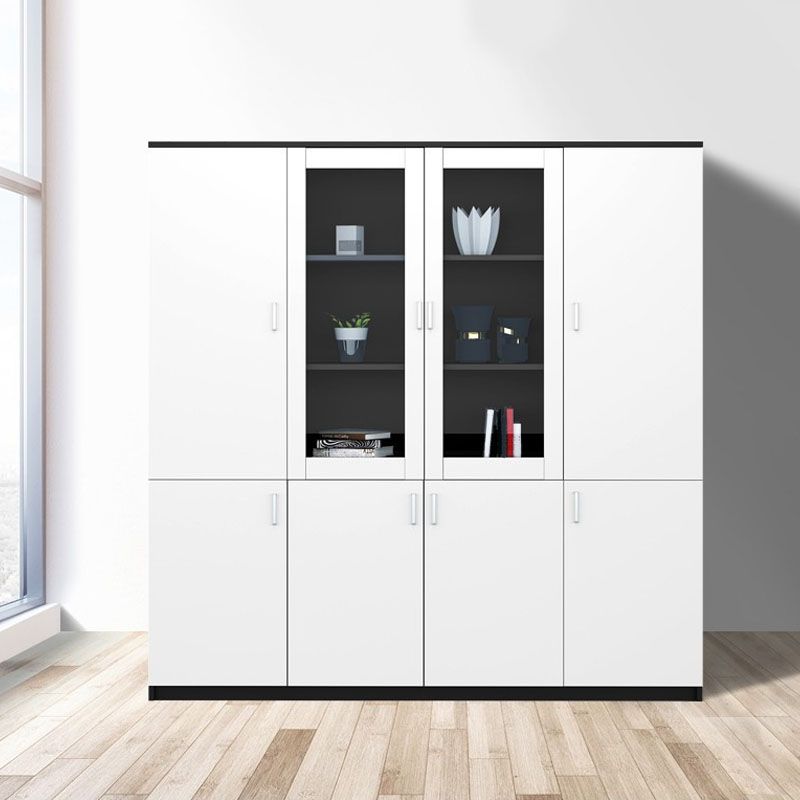 Industrial Cabinet Wood Adjustable Storage Shelves Filing Cabinet