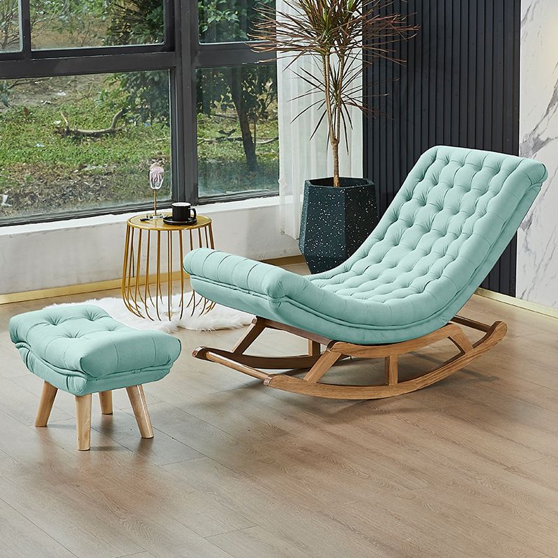 Light Luxury Modern Style Lazy Sofa Chair Leisure Chaise Lounge Rocking Chair