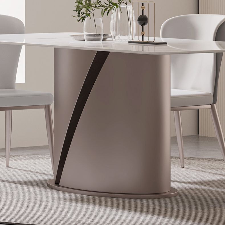 Designer Style Sintered Stone Top Dining Set 1/4/5/7 Pieces Dining Table with Chairs