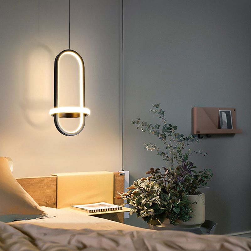 1 Géométrie légère suspendue pendante de style moderne Éclairage suspendu pour le salon