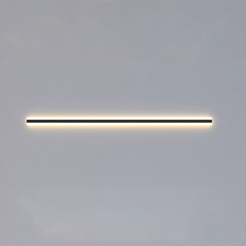 Lámpara de pared LED lineal de estilo contemporáneo 1 Luz de la pared de pared al aire libre.