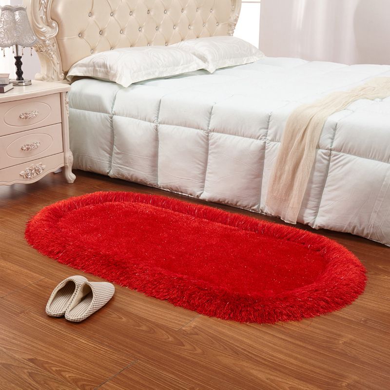 Lässige Schlafzimmer Teppich mehrfarbigem Farbbereich Teppichpolyster Anti-Rutsch-Rücken-Beutel-resistenter Teppich