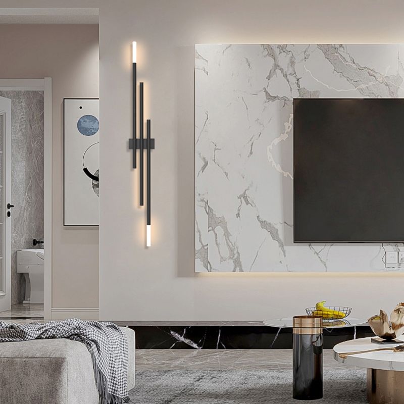 Quadratische Form Metallwand Licht moderner Stil 3 Lichter Wandhalterung Licht