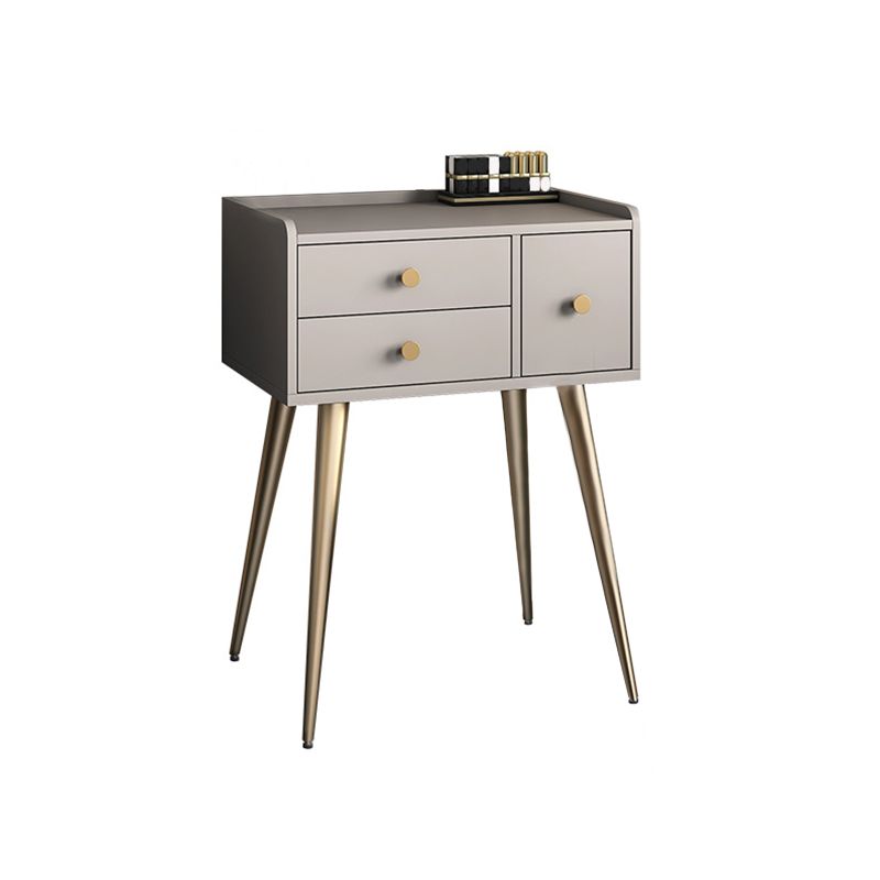 Contemporary Vanity Makeup Table Set 3 Drawer Vanity Dressing Table
