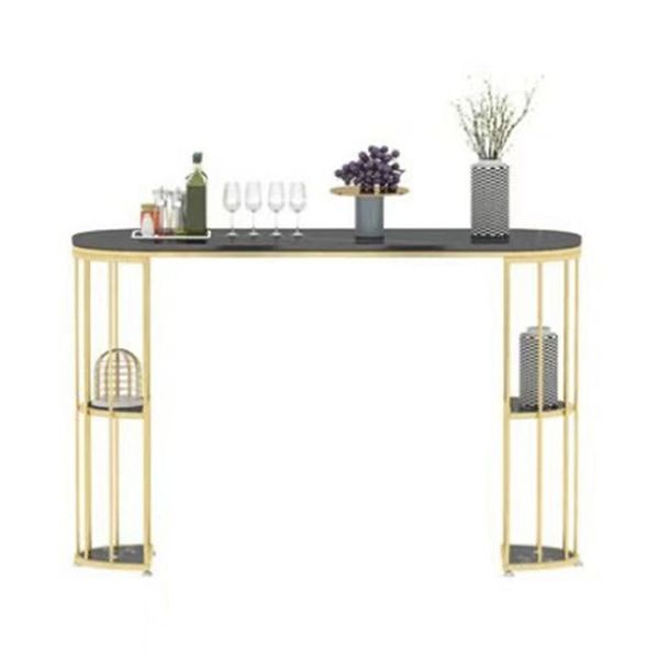 1/2/3 Pieces Table and Stool Set Modern Oval Bar Pub Table Set