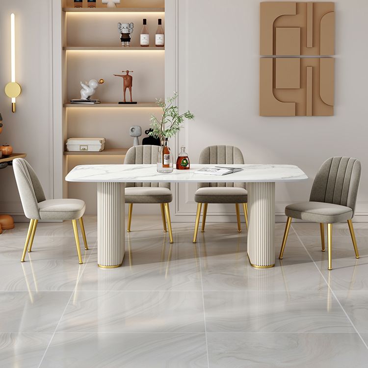 Luxury 1/2/5/6/7 Pieces Dining Set Sintered Stone Dining Furniture Set /Separate Items