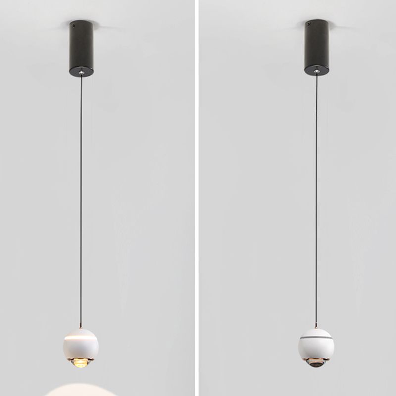 Postmoderne Aluminium -Anhänger Light Globe LED Hanging Anhänger für Schlafzimmer