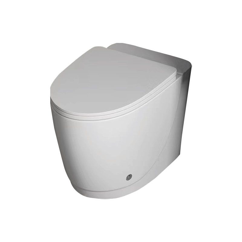 Siphon Jet Toilet Elongate One-Piece Floor Mounted Toilet with Dual Flush Mode