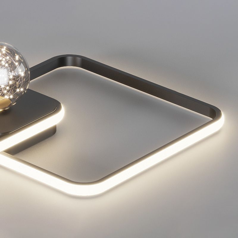 Lampe LED encastrée moderne, barre lumineuse créative pour chambre à coucher, Style moderne