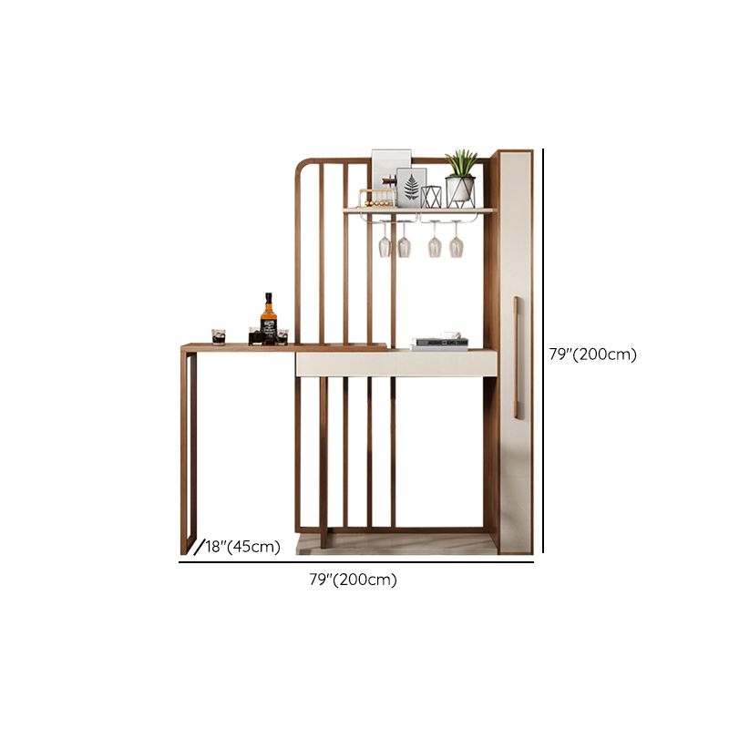 Contemporary Counter Height Set 1/2/3 Pieces Table and Stool Set