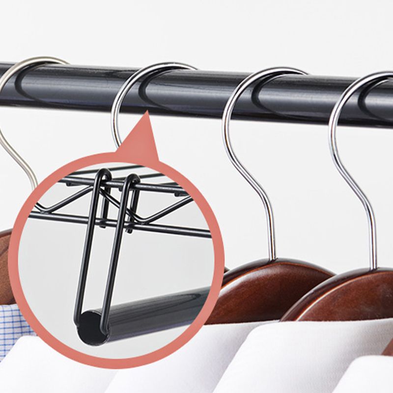 Modern Style Wardrobe Metal 2-Teir Adjustable Shelves Wardrobe Closet