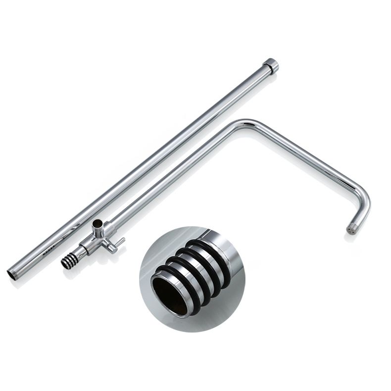 Shower System Rain Massage Jet Round Adjustable Spray Pattern Shower Trim