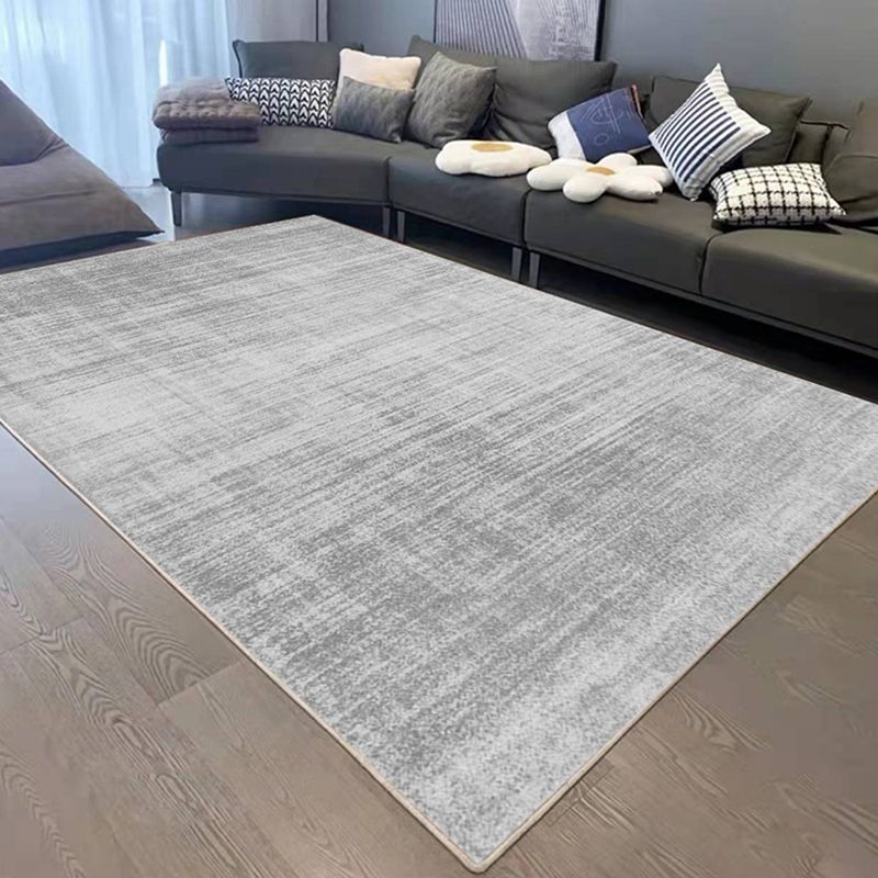 Dark Brown Graphic Rug Polyester Simple Rug Non-Slip Backing Rug for Home Decor