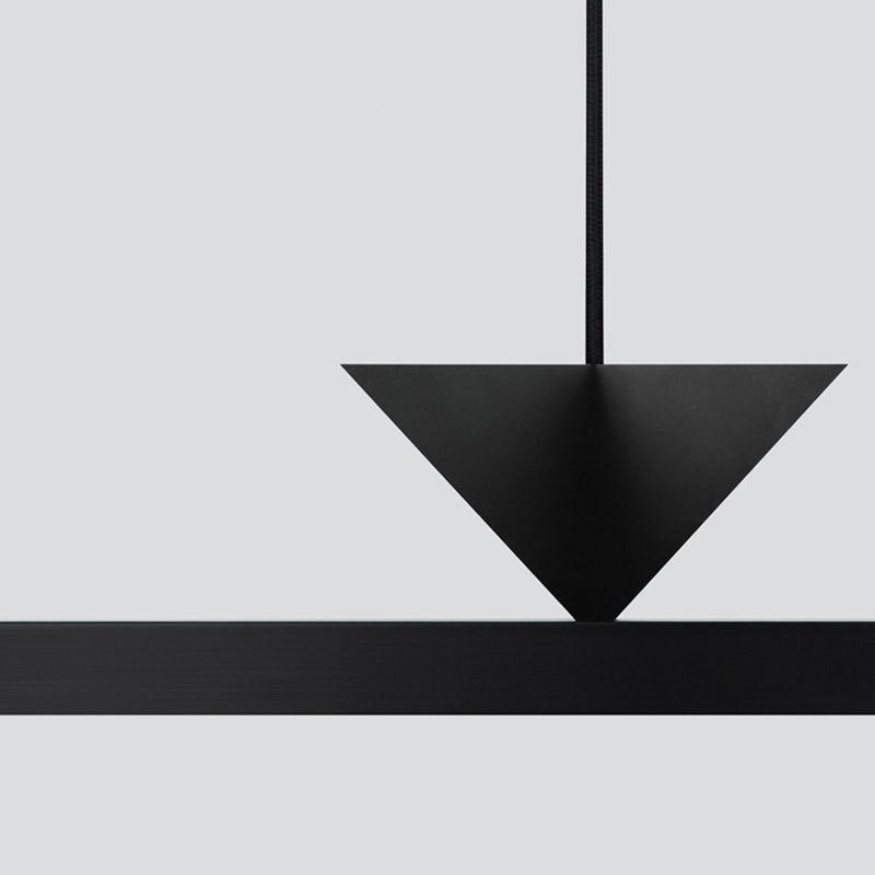 LED Island Hanging Lamp Modern Island Lamp with Acrylic Shade for Dining Room