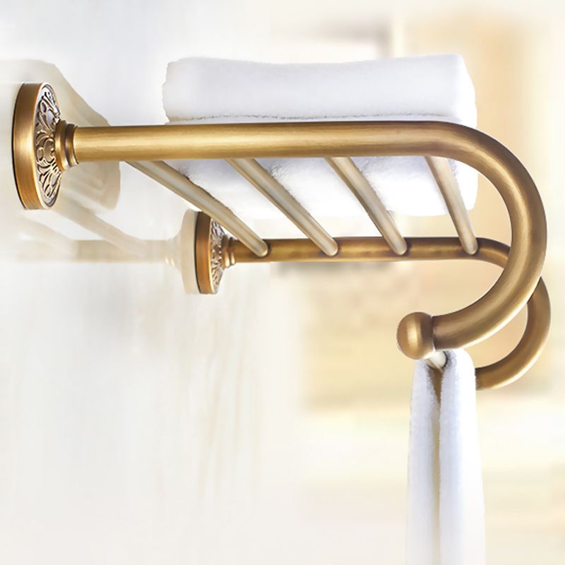 Traditional Bathroom Accessory Kit Gold Paper Holder Bathroom Set