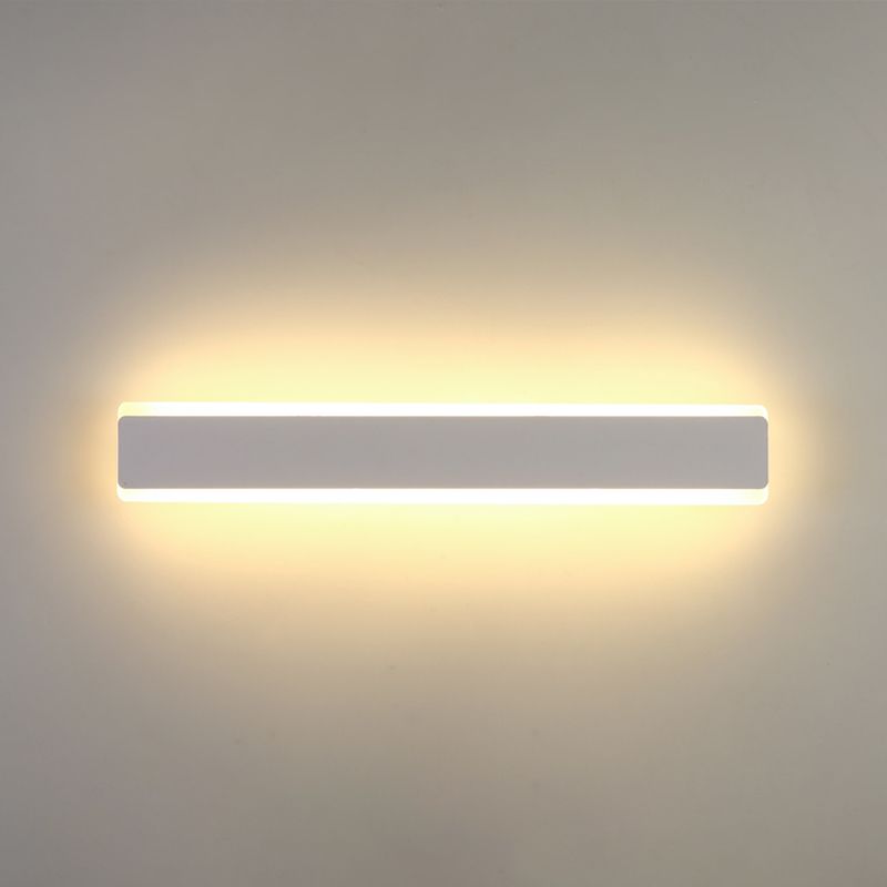 Linearer Schatten Metall Wandleuchter moderner Stil Einleichter Wandhalterung Beleuchtung